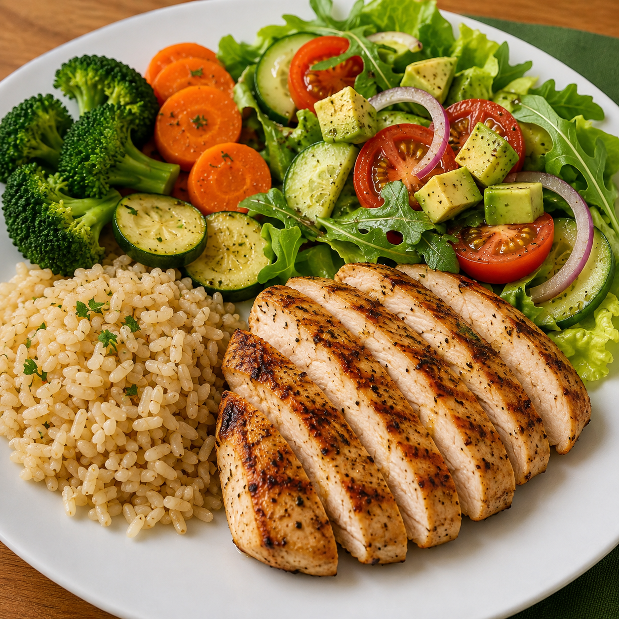 Receita de Almoço Saudável
